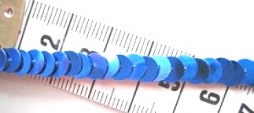 Blaues Stretchpaillettenband